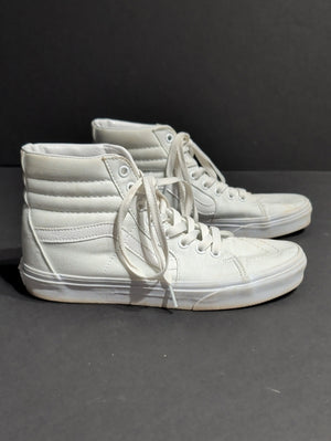 Vans White High-Top Canvas Sneakers Men's 8 US/ Women's 9.5 US