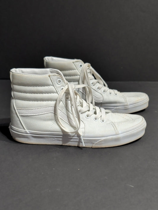 Vans White High-Top Canvas Sneakers Men's 8 US/ Women's 9.5 US