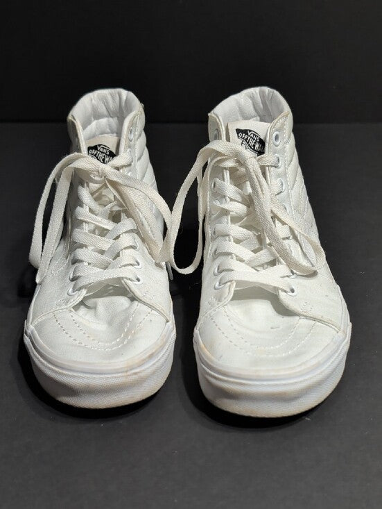 Vans White High-Top Canvas Sneakers Men's 8 US/ Women's 9.5 US