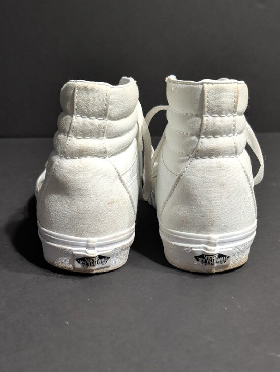 Vans White High-Top Canvas Sneakers Men's 8 US/ Women's 9.5 US