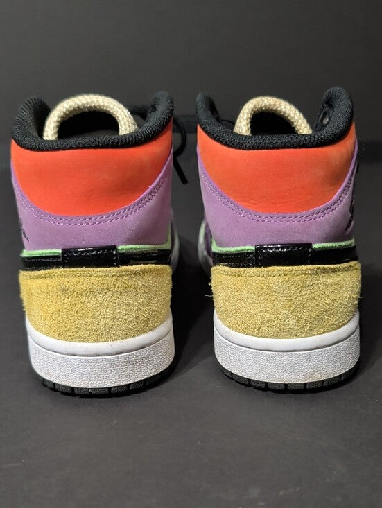 Air Jordan 1 Mid Multi-Color High-Top Sneakers Women's 6.5 US/ 4 UK