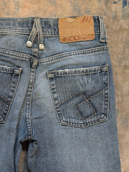 JNCO Kids Straight Slightly Distressed Bootcut Denim Jeans Boys 10 US
