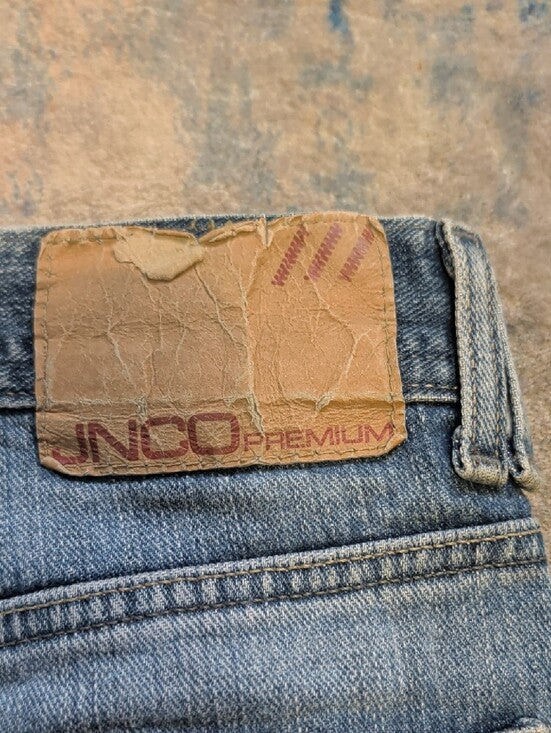 JNCO Kids Straight Slightly Distressed Bootcut Denim Jeans Boys 10 US
