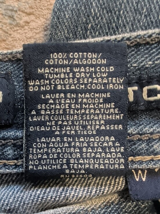 JNCO Kids Straight Slightly Distressed Bootcut Denim Jeans Boys 10 US
