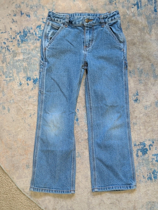 Classic Carhartt Kids Light Blue Bootcut Jeans Boys 7 US