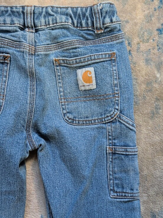 Classic Carhartt Kids Light Blue Bootcut Jeans Boys 7 US
