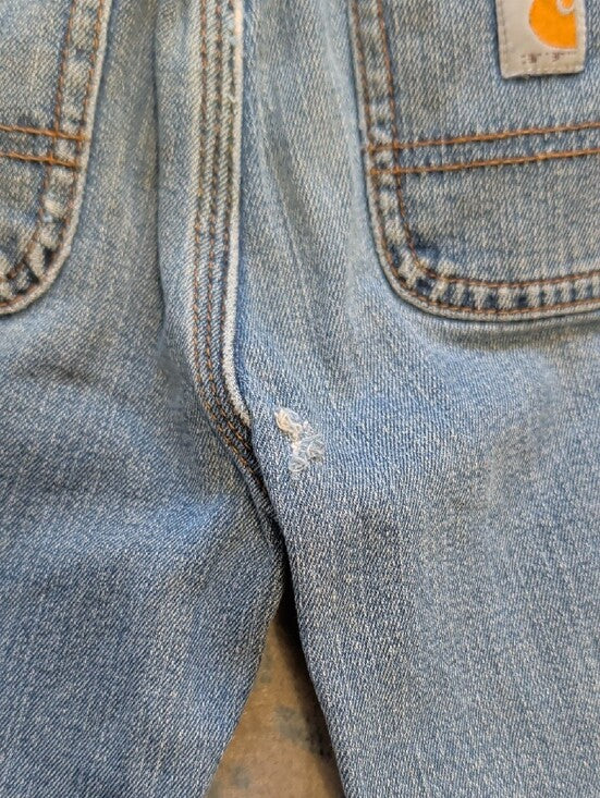 Carhartt Kids Relaxed Denim Jeans in Light Blue Boys 4T US