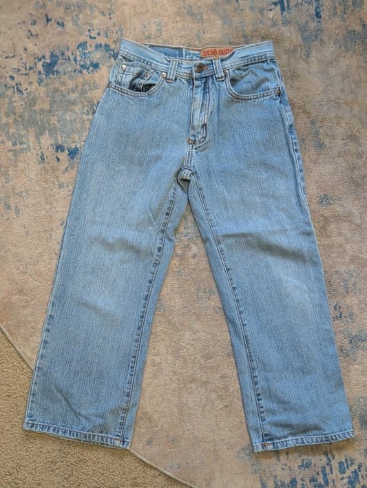 Ecko Unlimited Kids Straight Light Blue Jeans Boys 8 US