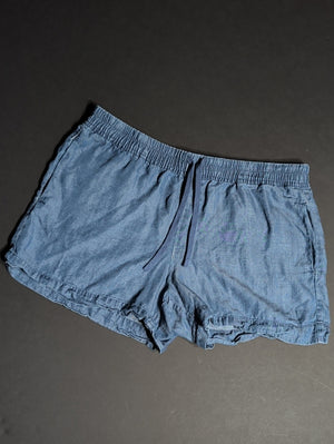 Hilary Radley Navy Blue Lightweight Drawstring Casual Shorts Women's Large
