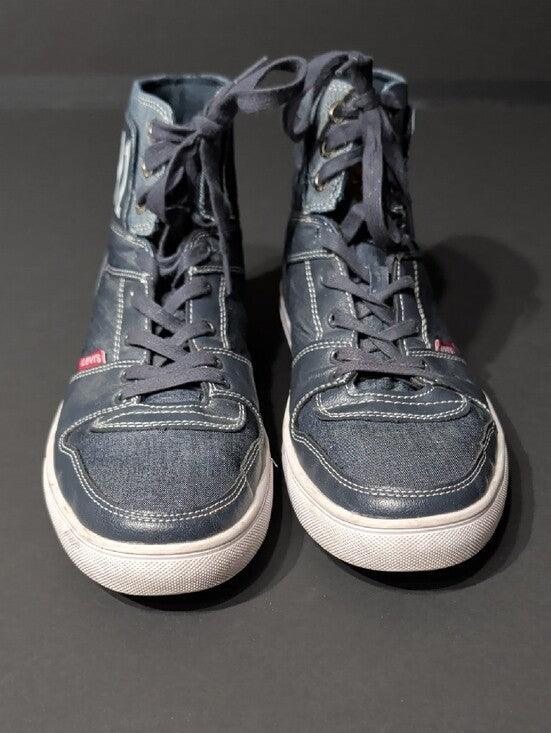 Levi's 501 High-Top Sneakers in Dark Navy Men's 11 US/ 10 UK
