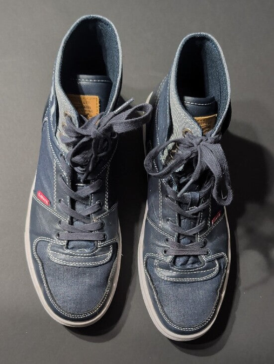 Levi's 501 High-Top Sneakers in Dark Navy Men's 11 US/ 10 UK