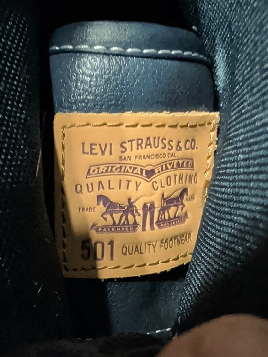 Levi's 501 High-Top Sneakers in Dark Navy Men's 11 US/ 10 UK