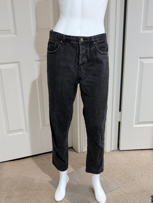 stradivarius Black Mom Jean Chinos Women's 8 US/ 12 UK/ 40 EUR
