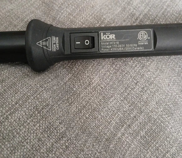 Kor Black Curling Iron