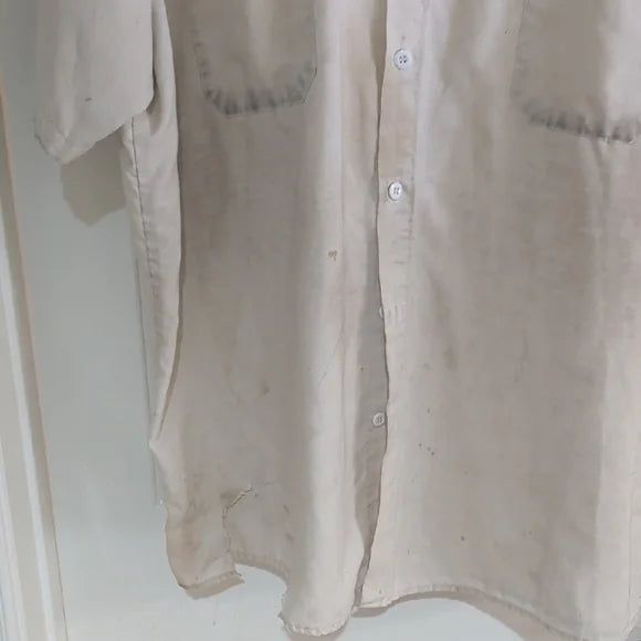 Vintage Chevron White Men's Shirt 3XLR