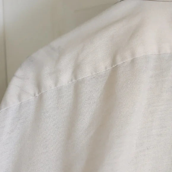 Vintage Chevron White Men's Shirt 3XLR