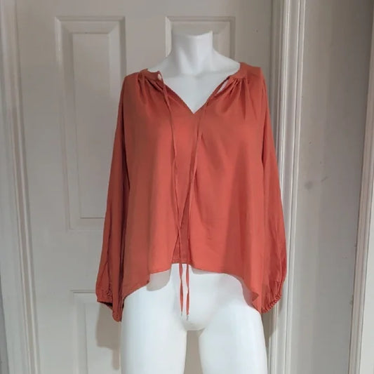 a new day Women's Terracotta Blouse Medium