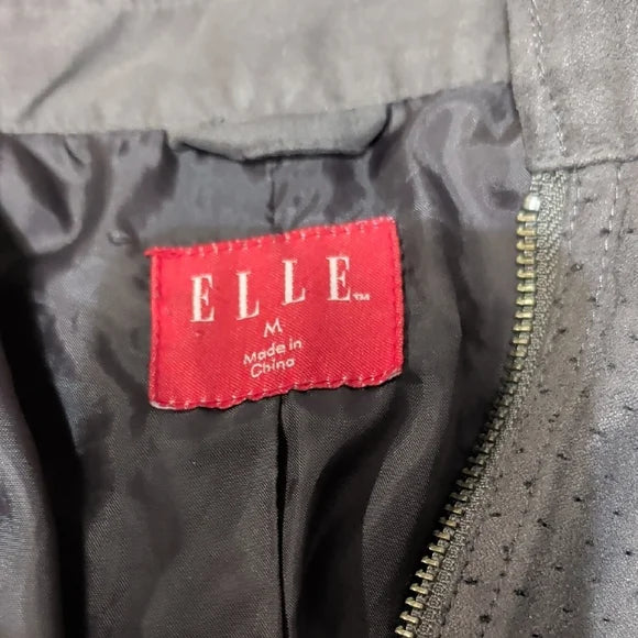 Elle Women's Bomber Jacket in Charcoal Women's Medium
