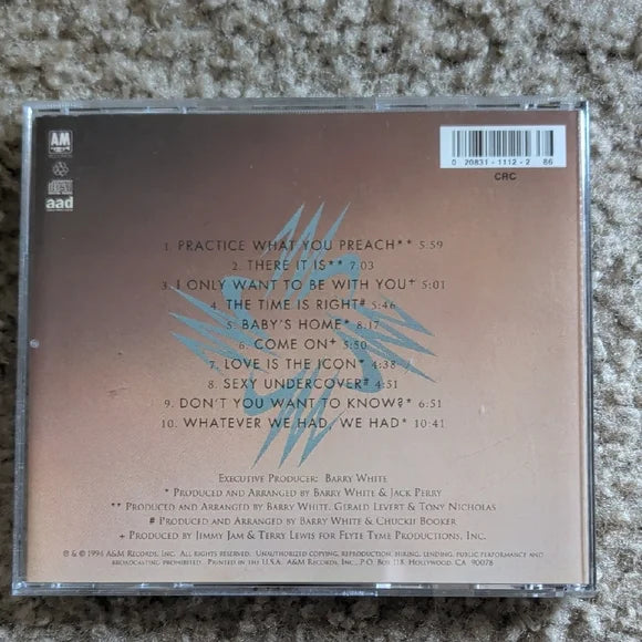 Barry White The Icon Is Love CD