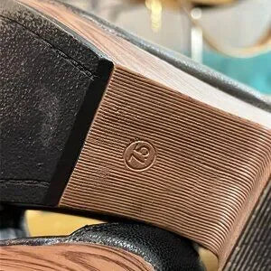 Natural Reflections Ancora Black Wedge Clog Ankle Boot size 7.5