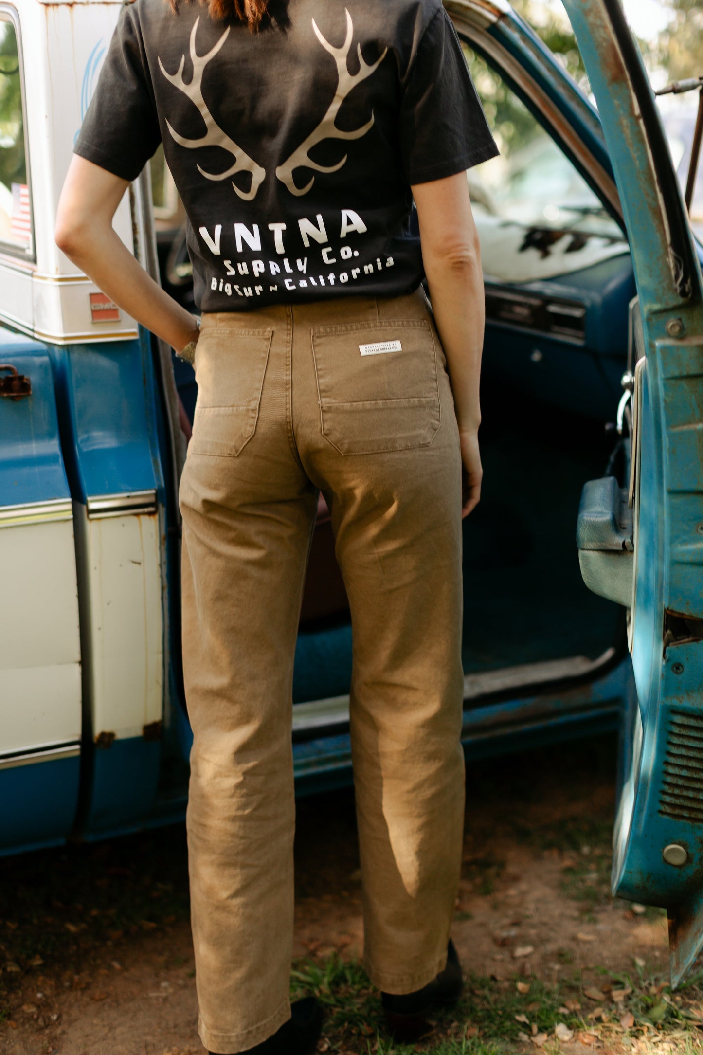 The Lily Pant Salt-Washed Tobacco Pant