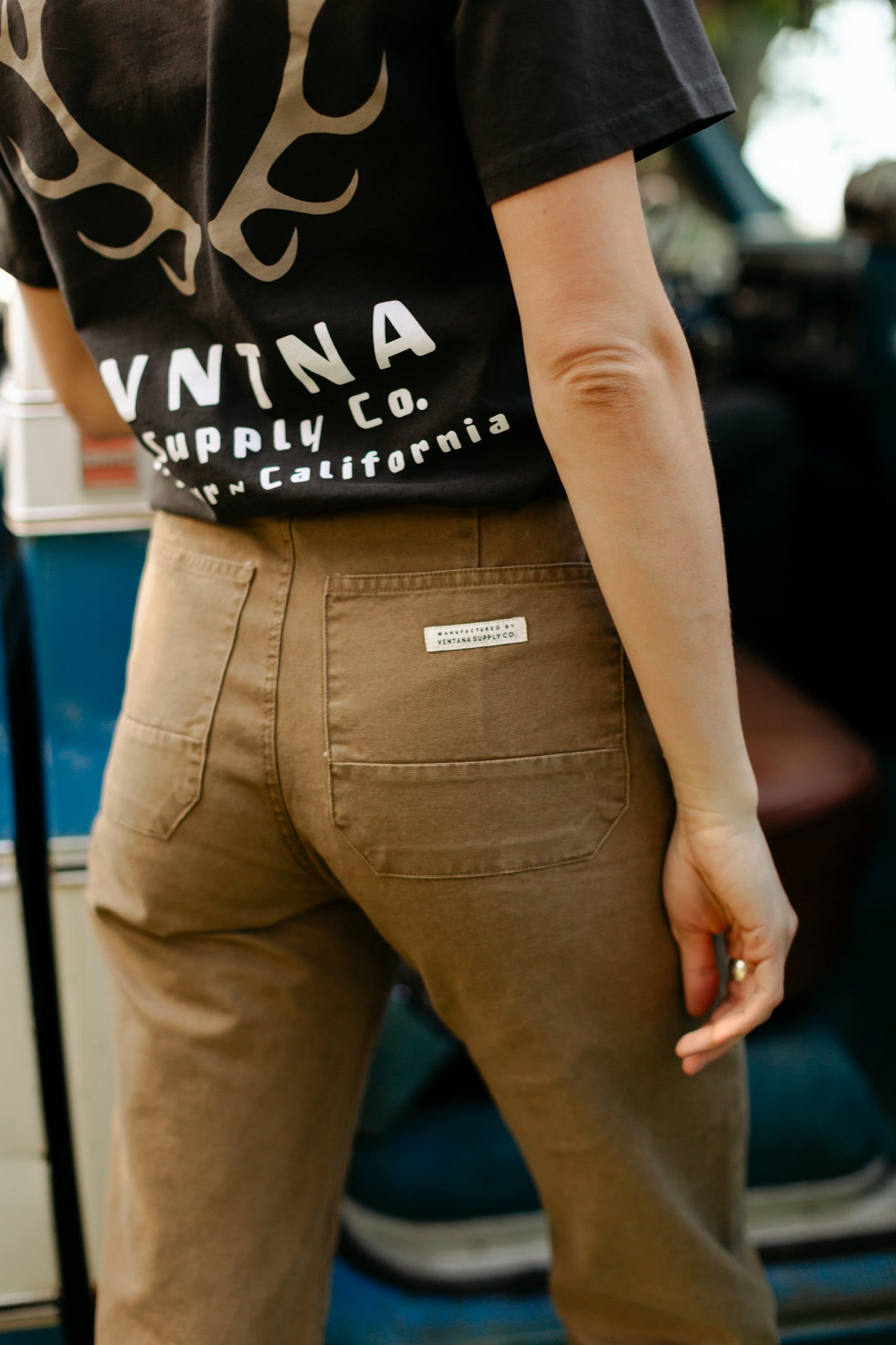 The Lily Pant Salt-Washed Tobacco Pant